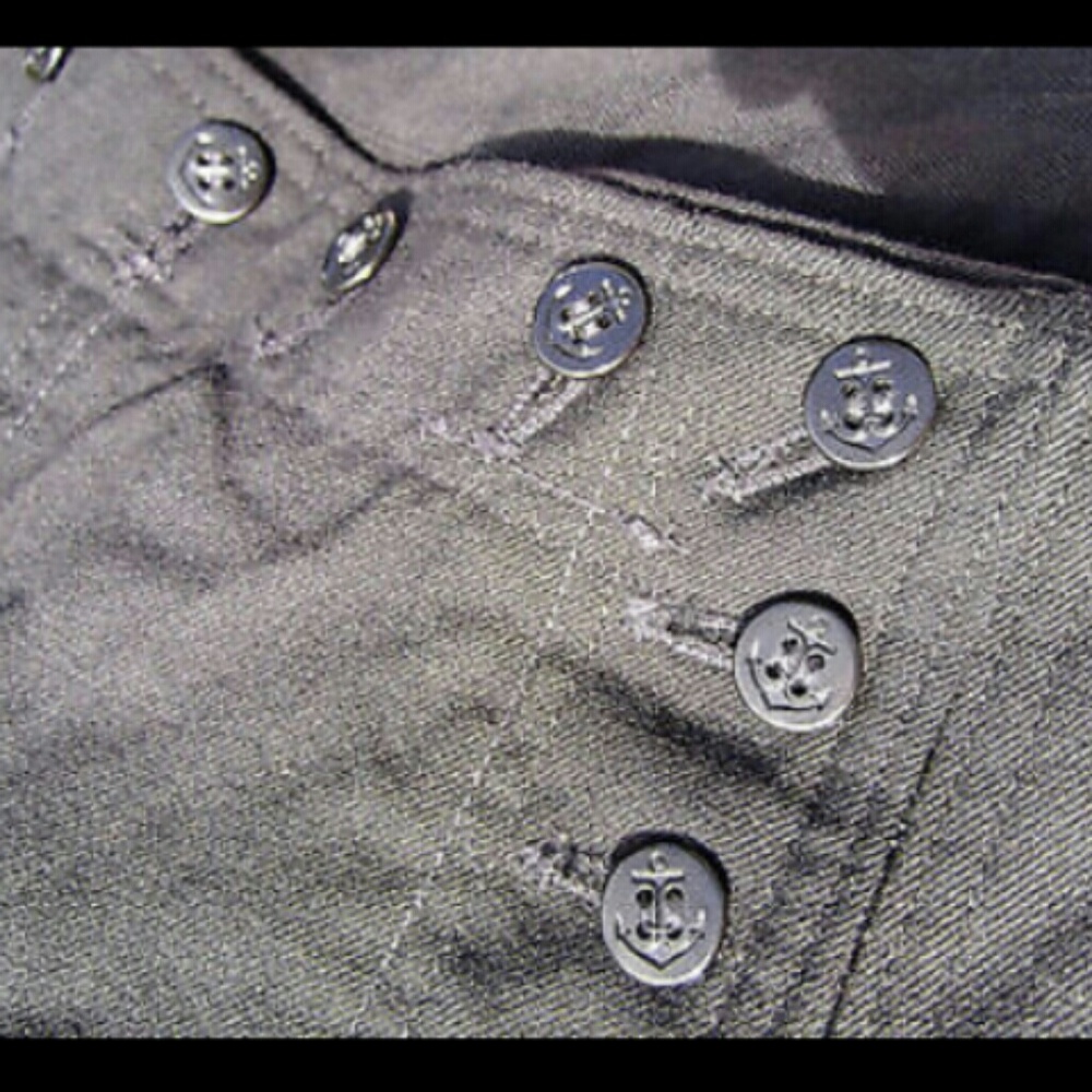 ~ EUC~VTG~ US Navy Wool Bib Sailor Pants - Picture 3 of 4